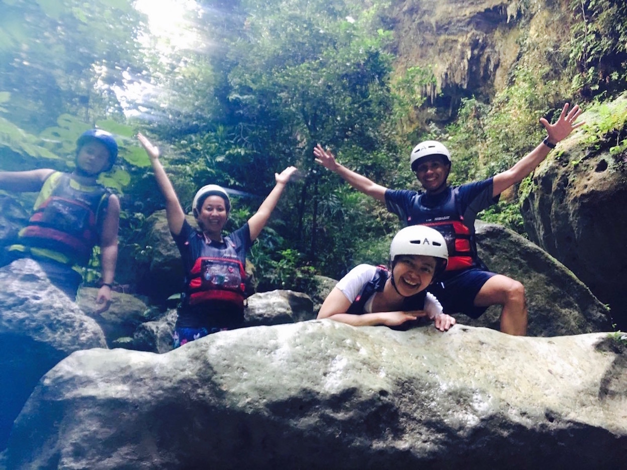 Canyoneering in Badian, Cebu